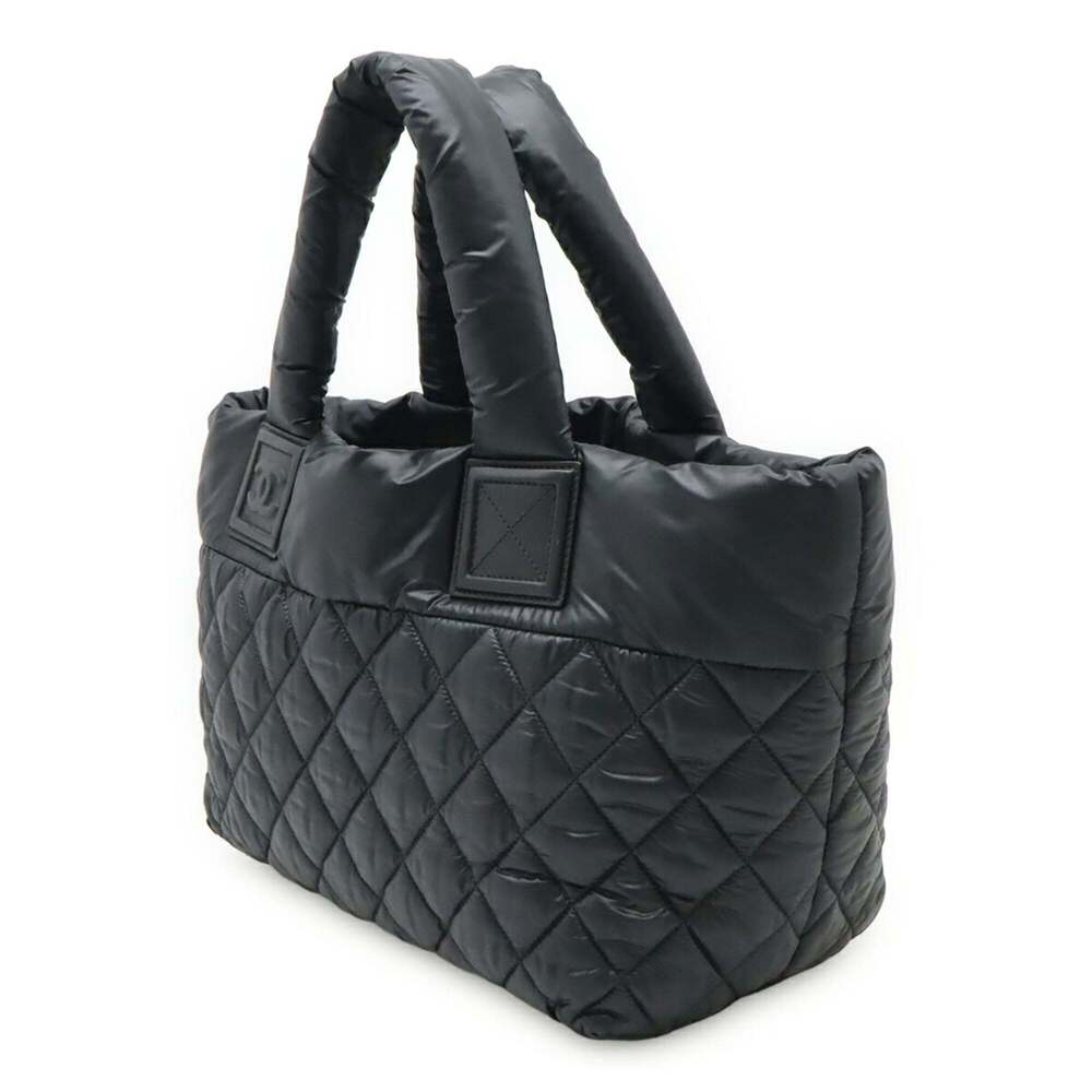 CHANEL Black Leather Tote Bag - Picture 3 of 8